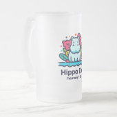 15.02. Hippo-Tag Mattglas Bierglas (Vorderseite Links)