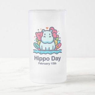 15.02. Hippo-Tag Mattglas Bierglas