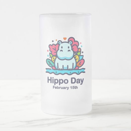 15.02. Hippo-Tag Mattglas Bierglas (Mittel)
