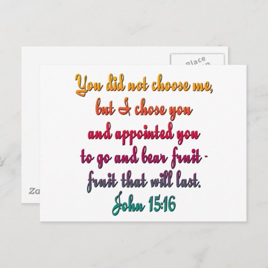 15:16 POSTKARTE (Vorne/Hinten)