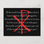 15:18-19 POSTKARTE (Vorderseite)