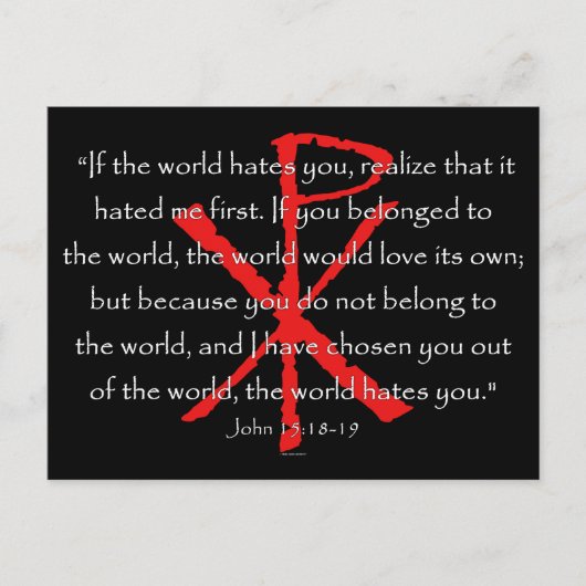 15:18-19 POSTKARTE (Vorderseite)