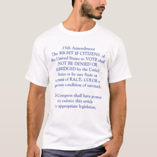 15., 19. und 24. Abänderungen T-Shirt