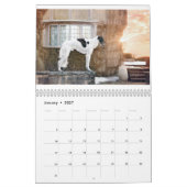 15 2016 seidener Windhounds Kalender (Jan 2027)