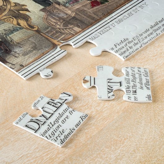 15. Änderungs-Abraham Lincoln-Puzzlespiel Puzzle (Seite)