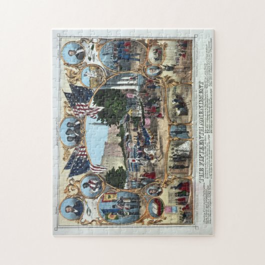 15. Änderungs-Abraham Lincoln-Puzzlespiel Puzzle (Vertikal)