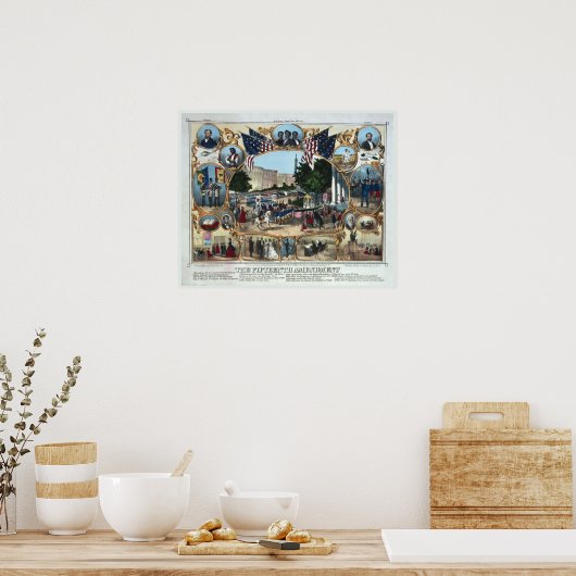 15. Änderungsantrag Print Abraham Lincoln Poster (Küche)