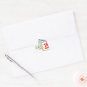 15. April - Dreieckiger Aufkleber (Umschlag)