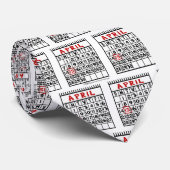 15. April-Spaß Krawatte (Gerollt)