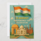 15 August Indien Independence Day Card (Vorderseite)