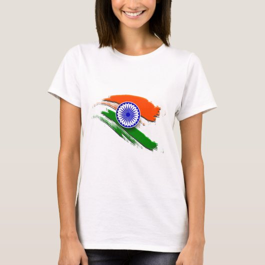 15. August Unabhängigkeitstag Indien T-Shirt (Vorderseite)