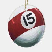 15 Ball Keramikornament (Links)