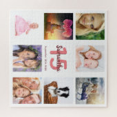 15. Birthday Foto von Klebegirl White Puzzle (Horizontal)