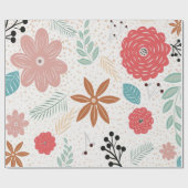 15 cm x 20 m Blumenpapier Geschenkpapier (Flach)