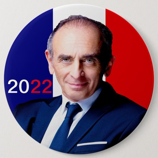 15 cm Zemmour 2022 Button (Vorderseite)
