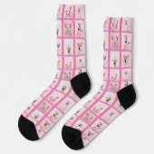 15 Collage Fun Foto Geschenk Custom Personalisiert Socken (Linkes Detail)