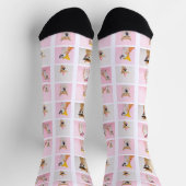 15 Collage Fun Foto Geschenk Custom Personalisiert Socken (Oben)