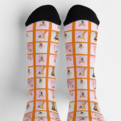 15 Collage Fun Foto Geschenk Custom Personalisiert Socken (Oben)