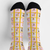 15 Collage Fun Foto Geschenk Custom Personalisiert Socken (Oben)