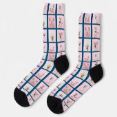 15 Collage Fun Foto Geschenk Custom Personalisiert Socken (Linkes Detail)