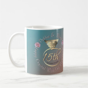 15. Crystal Wedding Anniversary Kaffeetasse