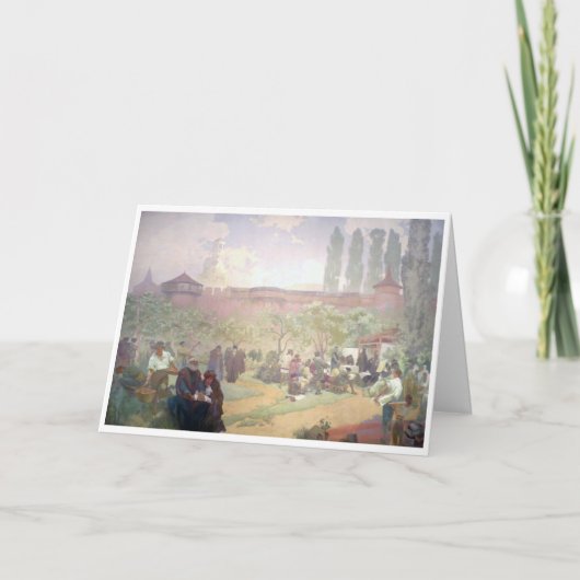 #15 Druck der Bibel von Kralice in Ivancice Karte (Vorderseite)