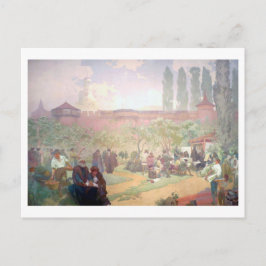 #15 Druck der Bibel von Kralice in Ivancice Postkarte