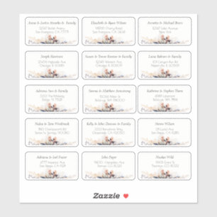 15 Einfache persönliche Anschrift des Hochzeitgäst Aufkleber