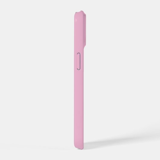 15 Fall: weißes Herz Pink iPhone iPhone 15 Hülle (Rechte Seite)