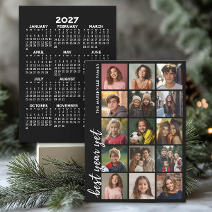 15 Foto Bester Jahr bisher HYN 2027 Kalender Feiertagskarte