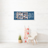 15 Foto Collage Blau/Weiß Willkommen bei unserer H Banner (Insitu)