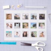 15 Foto Collage Family Decoupage  Seidenpapier (Handwerk)