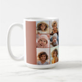 15 Foto Collage Grid - Terracotta Kaffeetasse (Links)