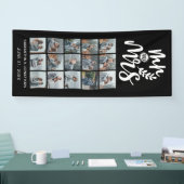 15 Foto Collage Mr. & Mrs. Willkommen bei unserer Banner (Messe)