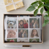 15 Foto Grid - Minimaler Weißhintergrund Seidenpapier (Geschenk)