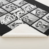 15 FotoCollage - CAN EDIT Hintergrundfarbe Sherpadecke (3/4)