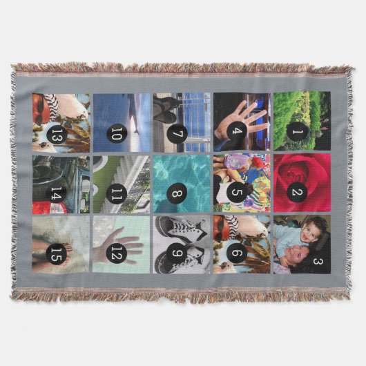 15 Fotos grau machen aus Ihrem eigenen Original Decke (Vorderseite)