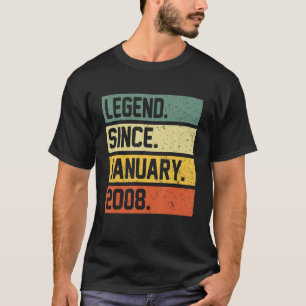 15. Geburtstag 15 Jahre alte Legende seit 20. Janu T-Shirt