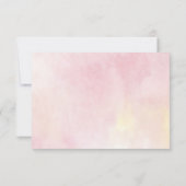 15. Geburtstag Blumenrosa Quinceanera Botanisch Einladung (Rückseite)