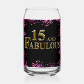15. Geburtstag Dosenglas (Rückseite)