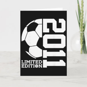 15. Geburtstag Fußball Limited Edition 2011  Karte