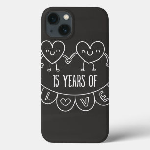 15. Geburtstag Geschenk Chalk Herzen Case-Mate iPhone Hülle