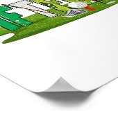 15. Geburtstag Golf Thema 15 Jahre Alte Kinder Spo Poster (Ecke)