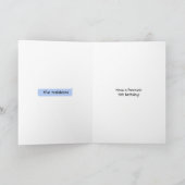 15. Geburtstag hinzufügen Name personalisiert Comp Karte (Innenseite)