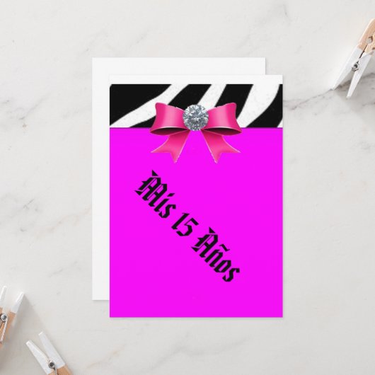 15. Geburtstag Karte (Vorderseite/Rückseite Beispiel)