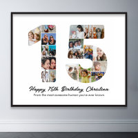 15. Geburtstag Nummer 15 Foto Collage Picture