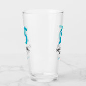 15. Geburtstag quiencenera fügen Datum Jahr blauen Glas (Links)