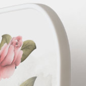 15. Geburtstag Quinceanera Pink Floral Pickleball Schläger (Linke Seite)