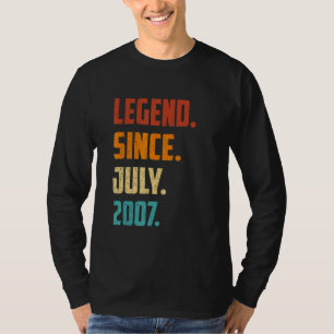 15. Geburtstag seit Juli 2007 15 Jahre alt T-Shirt