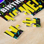 15. Geburtstag — Spaß, farbenfrohe Musiksymbole & Puzzle (Seite)